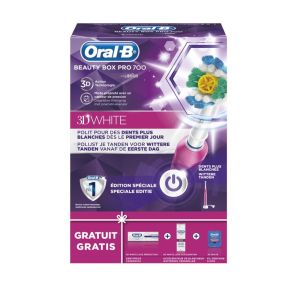 Oral-b - Beauty box pro 700 brosse à dents électrique
