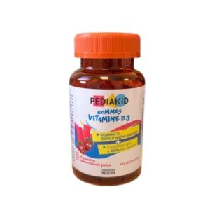 Pediakid - Gommes vitamine D3 - 60 gommes