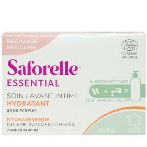 Saforelle - Kit de recharges lavant intime hydratant - 4x6g