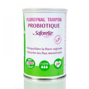 Saforelle - Tampons probiotiques - 9 tampons