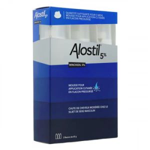 Alostil 5 % Mousse - 3 flacons de 60g