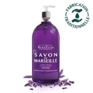 BeauTerra - Savon de Marseille - 1L - Lavande