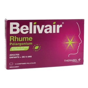 Belivair Rhume Pélargonium -15 comprimés