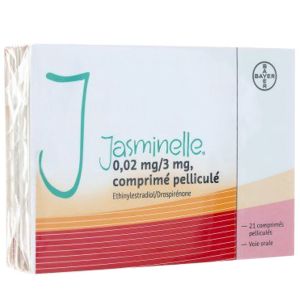 Jasminelle 0.02mg/3mg - 21 comprimés pelliculés