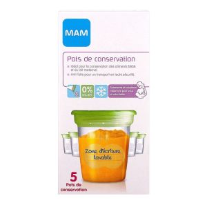 Mam - Pots de Conservation 120Ml X5