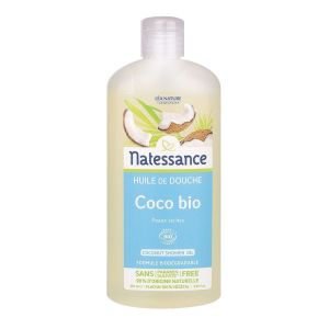 Natessance - Huile de douche coco bio - 250 ml