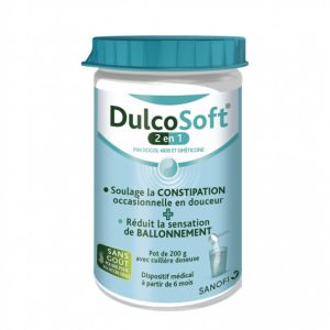 Sanofi - DulcoSoft 2 en 1 - Pot de 200g
