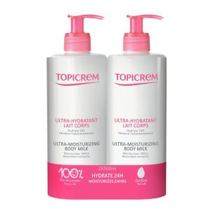 Topicrem - Ultra-hydratant lait corps - 2 x 500ml