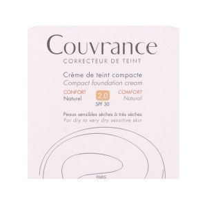Avène - Couvrance - crème de teint compacte Confort SPF 30 - 10g - 2.0 Naturel