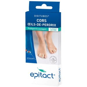 Epitact - Digitubes Cors et Oeils-de-perdrix -  1 unité Taille L 1x10cm