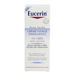 Eucerin - Crème visage émolliente 5% urée - 50ml