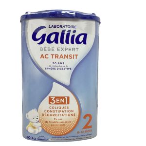 Gallia -  Ac Transit 2ème Age 6-12mois - 800G