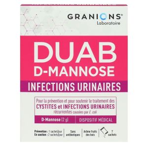 Granions - Duab D-mannose - 7 sachets