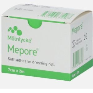 Mepilex - Mepore self adhésive  7cm x 2m