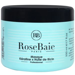 Rosebaie - Masque Kératine x huile de ricin - 500ml
