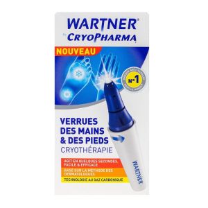 Wartner by cryopharma - Stylo verrues mains et pieds - 14mL