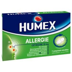 Humex Allergie (Cétirizine) - comprimés sécables