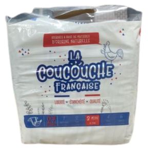 La Coucouche Française - Couches Naturelles Taille 3  (4-9 kg) - 27 Unités