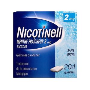 Nicotinelle 2 mg menthe fraîcheur - 204 gommes