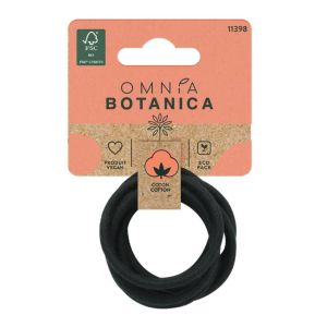 Omnia Botanica - Elastiques noirs épais en coton x10