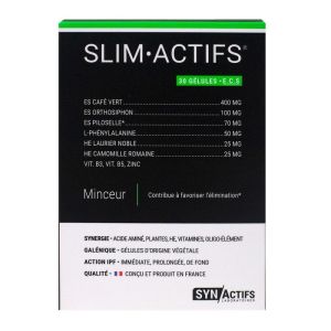 SYNActifs - SLIMActifs - 30 gélules végétales