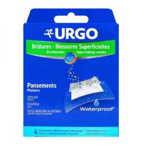 Urgo - Brûlures Blessures Superficielles - 4 pansements waterproof