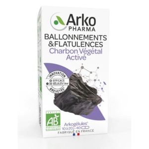 Arkopharma - Ballonnements et flatulences - 40 gélules