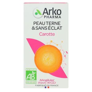 Arkopharma - Peau Terne et Sans Éclat Carotte - 80 gélules