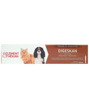 Clément-Thékan - Chat, Chien 1 Seringue de 60ml - Pâte Orale pour Trouble Digestifs