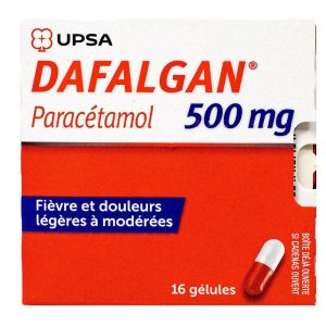 Dafalgan 500mg - 16 gélules