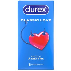 Durex - Love - 6 préservatifs lubrifiés