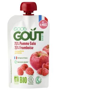 Good Goût - Pomme Gala Framboise dès 4 Mois Bio 120 g