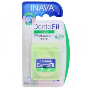 Inava - DentoFil Fluor Mentholé ruban ciré - 35m