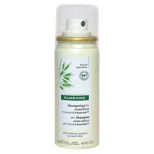 KLORANE - Shampoing sec extra-doux avoine et Céramide tous cheveux 50ml
