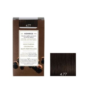 KORRES - Coloration permanente  4.77 Chatain Naturel Marron Intense