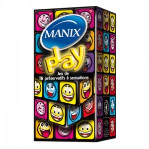 Manix - Préservatifs Play sensations - Boite de 16
