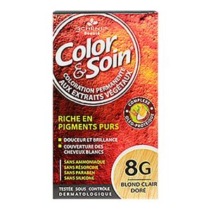 Color & Soin - Coloration Permanente - 8G Blond clair doré