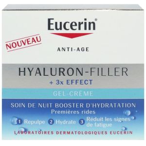 Eucerin - Hyaluron Filler 3X Effect Gel crème Nuit - 50ml