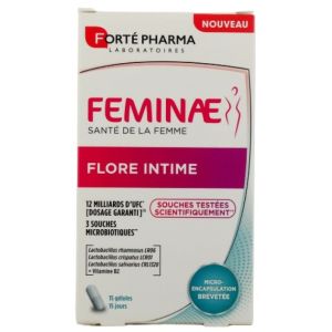 Forté pharma - Feminae Flore intime - 15 gélules