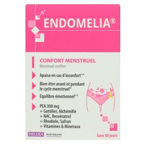 Ineldea - Endomelia® Confort menstruel - 60 gélules végétales