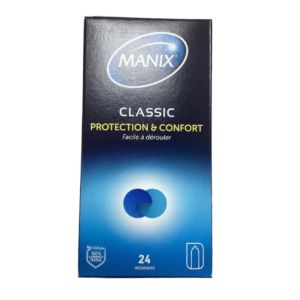 Manix - Classic Protection et Confort - 24 préservatifs