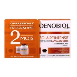 Oenobiol - Solaire intensif préparateur capital jeunesse - 2 x 30 capsules