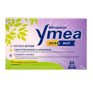 Omega - Ymea Ménopause jour et nuit - 64 gélules