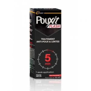 Pouxit Flash - Flacon Spray - 150 ml + Peigne