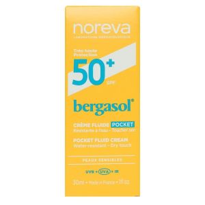 Noreva - Crème solaire fluide Pocket SPF50+ - 30ml
