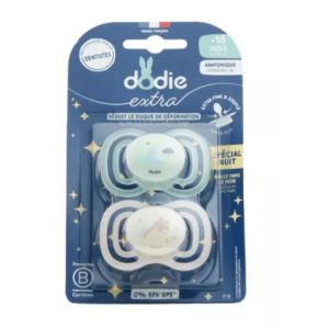 Dodie - Sucettes Anatomiques Spéciales Nuit + 18 mois