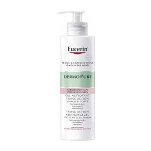 Eucerin - Dermopure Gel Nettoyant Triple Action Visage et Corps - 400mL