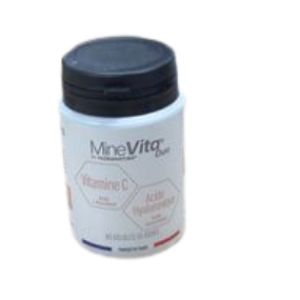 Flora Natura - Minevita Vit C et Acide hyaluronique - 60 gélules