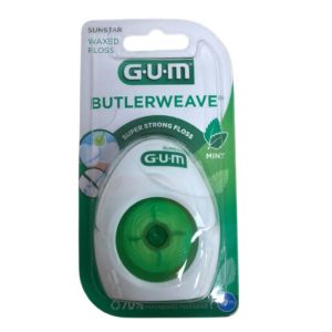 GUM - Fil dentaire plat Butlerweave - 55m