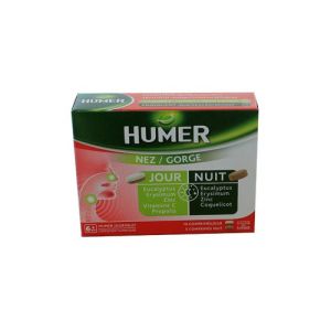 Humer - Nez / Gorge - 10 comprimés jours et 5 comprimés nuit